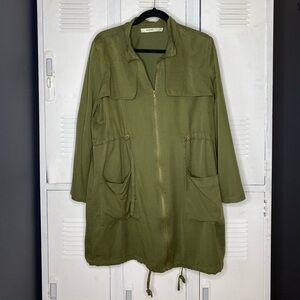 Cool Lightweight Army Green Jacket